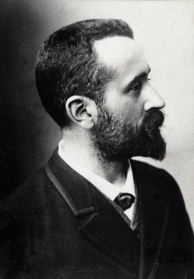 Alphonse Bertillon (1853-1914), Franse geleerde, bedenker van de antropometrie door French Photographer