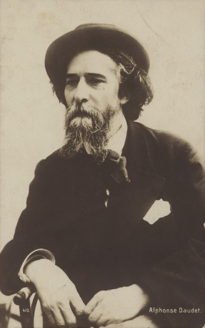 Alphonse Daudet (1840-1897), Franse romanschrijver door French Photographer