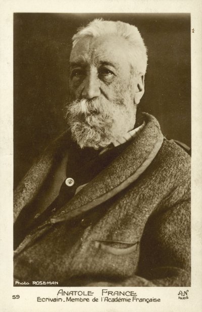 Anatole France, Franse dichter, journalist en romanschrijver door French Photographer