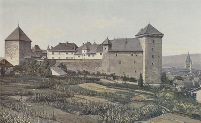 Annecy, Uitzicht op het Kasteel, Zuidoostzijde door French Photographer