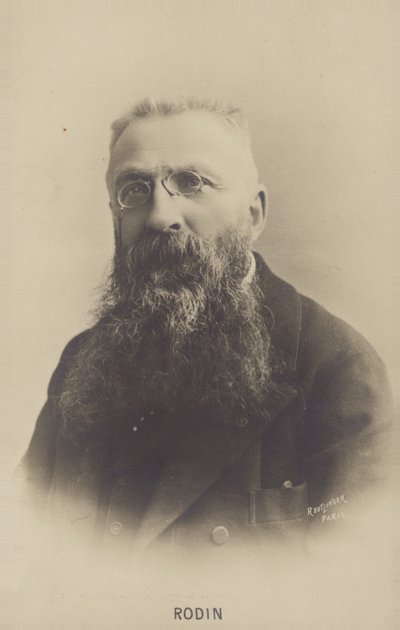 Auguste Rodin, Franse beeldhouwer door French Photographer