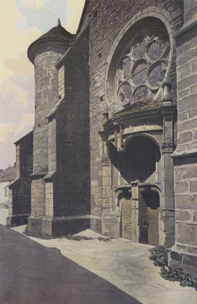 Avirey-Lingey, Kerk van Avirey, Poort Z door French Photographer