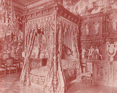 Slaapkamer van Anna van Oostenrijk, Fontainebleau door French Photographer