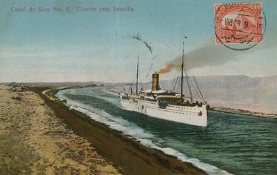 Bocht bij Ismailia, Suezkanaal door French Photographer