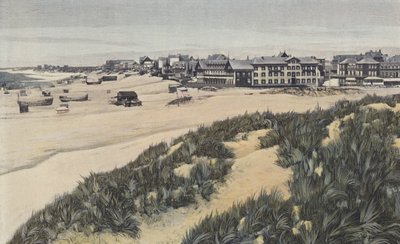Berck-sur-Mer, Panorama van het strand door French Photographer