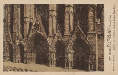 Bourges, Cher, Kathedraal Saint-Etienne door French Photographer
