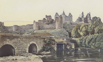Bressuire, Ruïnes van het Kasteel, Buiten, Uitzicht ZW door French Photographer