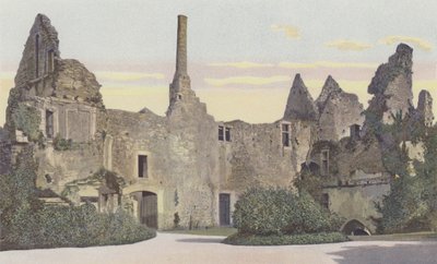 Bressuire, Ruïnes van het Kasteel, Binnenkant door French Photographer