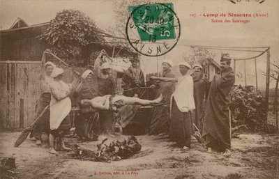 Kamp in Sissonne, Aisne, Frankrijk door French Photographer