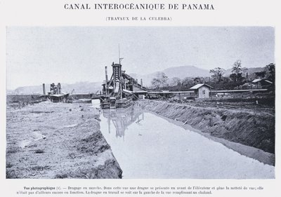 Interoceanisch Kanaal van Panama, Werken van De Culebra door French Photographer