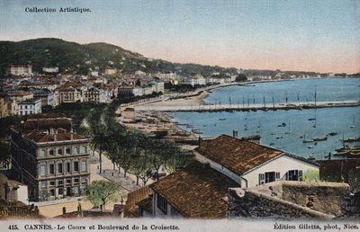 Cannes, De Cours En Boulevard De La Croisette door French Photographer