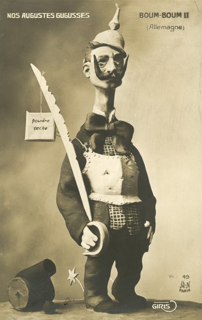Karikatuur van Kaiser Wilhelm II van Duitsland door French Photographer