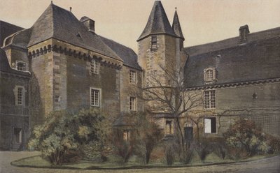 Carrouge, Kasteel, Gevel aan de binnenplaats door French Photographer