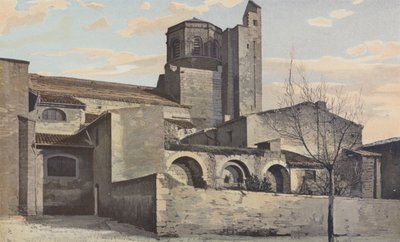 Cavaillon, Sint-Veran kerk, Zuidzijde door French Photographer