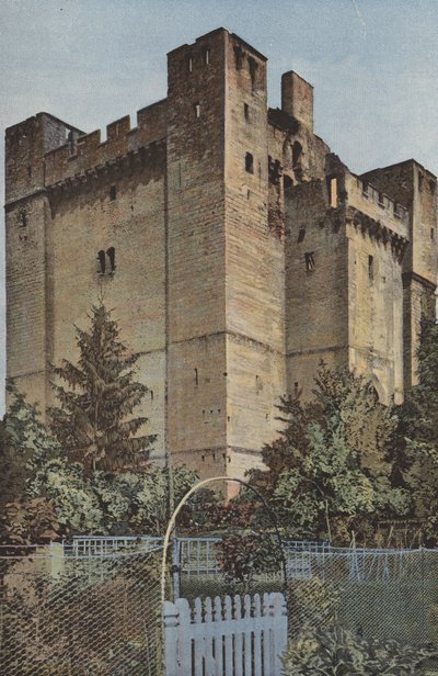 Chambois, Het Kasteel, de Donjon, ZW-zijde door French Photographer