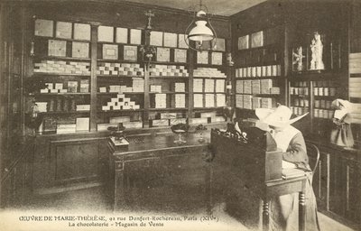 Chocoladewinkel, 92 Rue Denfert-Rochereau, Parijs door French Photographer