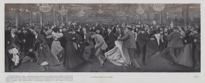 Dansen bij de Moulin de la Galette, Parijs door French Photographer