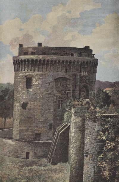 Dinan, Oud Kasteel van de Hertogen van Bretagne (Gevangenis) door French Photographer