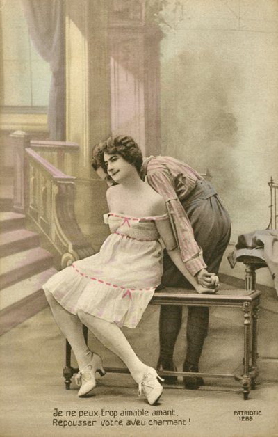 Omarmend paar door French Photographer