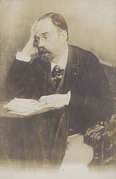 Emile Zola (1840-1902), Franse romanschrijver, journalist en toneelschrijver door French Photographer