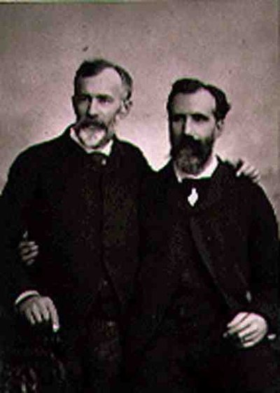 Emmanuel Benner (1836-96) en Jean Benner (1836-1906), uit 