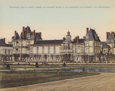Fontainebleau: Ensemble sur la Porte Doree, La Galerie Henri II, La Chapelle St-Saturnin & Le Baptistere door French Photographer