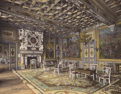 Fontainebleau: Salon van François I door French Photographer