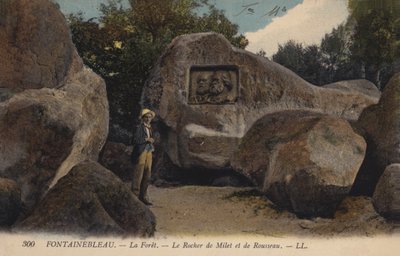 Fontainebleu, La Foret, Le Rocher De Milet Et De Rousseau door French Photographer