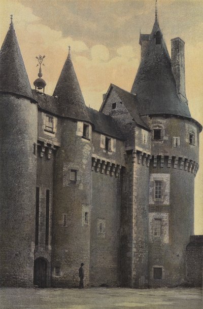Fougeres, Kasteel, Gevel W door French Photographer