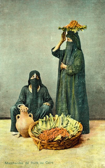 Fruitverkopers in Caïro, Egypte door French Photographer
