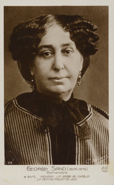 George Sand (1804-1876), Franse romanschrijver door French Photographer