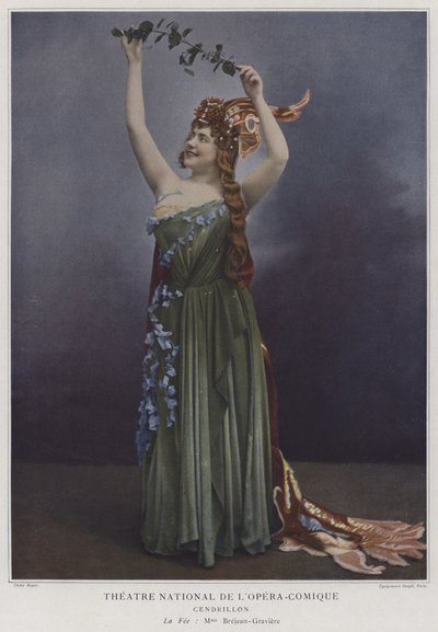 Georgette Brejean-Graviere als de fee in Cendrillon door French Photographer