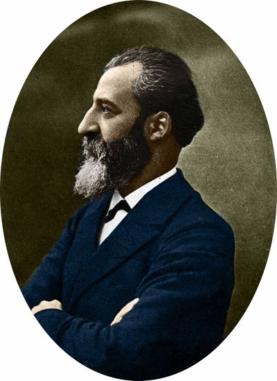 Henri Moissan, Franse chemicus en apotheker 1852 - 1907 door French Photographer