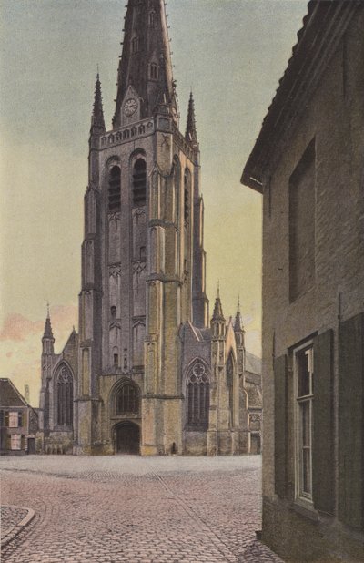 Hondschoote, Kerk, Westgevel door French Photographer