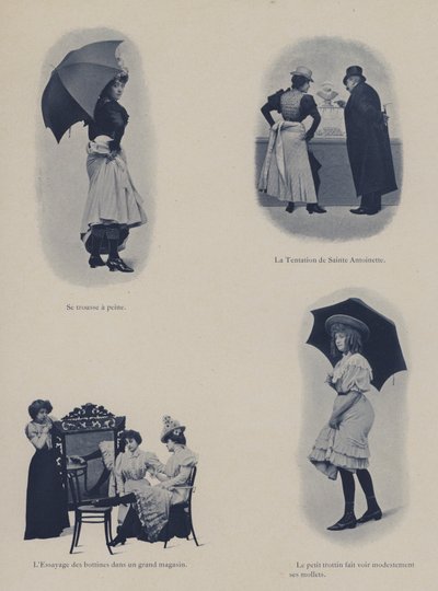 Illustratie voor Petites Parisiennes (jonge werkende meisjes in Parijs) door French Photographer