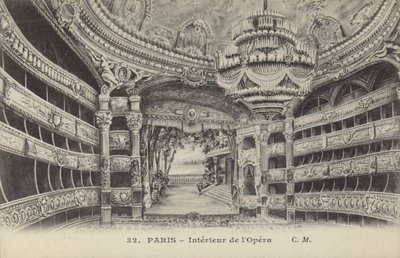 Interieur van de Opera, Parijs door French Photographer