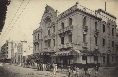 Italiaans Theater, Tunis, Tunesië door French Photographer