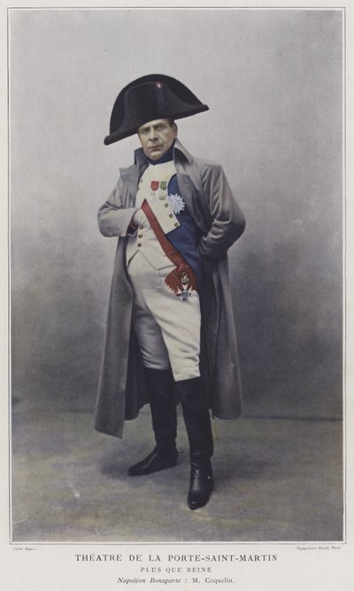 Jean Coquelin als Napoleon in Plus que Reine door French Photographer
