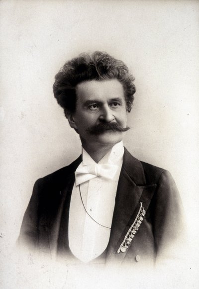 Johann II Strauss fils (1825-1899), Oostenrijkse componist door French Photographer