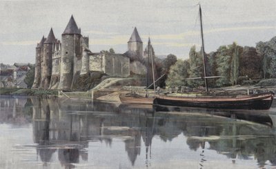 Josselin, Kasteel van de familie de Rohan door French Photographer