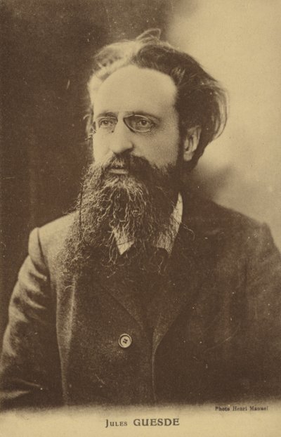 Jules Guesde (1845-1922), Franse journalist en socialistisch politicus door French Photographer