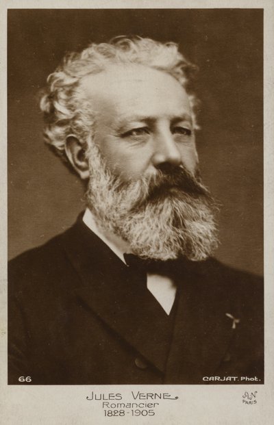 Jules Verne (1828-1905), Franse romanschrijver door French Photographer