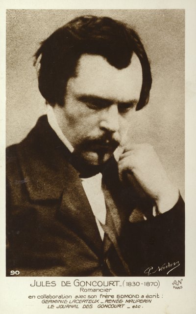 Jules de Goncourt (1830-1870), Franse romanschrijver door French Photographer
