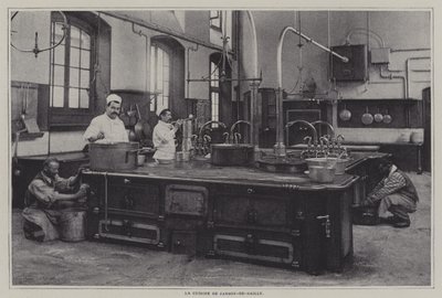 Keuken van het Lycee Janson-de-Sailly, Parijs door French Photographer