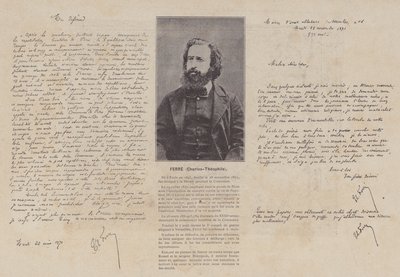 De Commune van Parijs, Charles-Theophile Ferre door French Photographer
