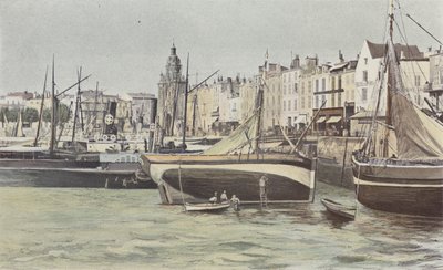 La Rochelle, Vissershaven en Klokkentorenpoort door French Photographer