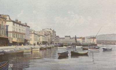 La Seyne, Uitzicht op de Kade (Kleine Rade van Toulon) door French Photographer