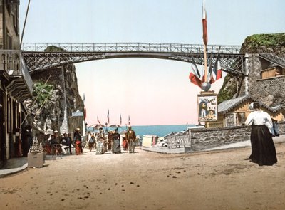 La Tranchée des Anglais in Granville, 1890-1900 door French Photographer