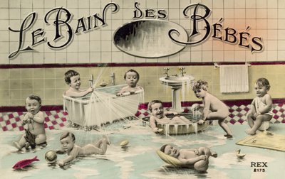 Le Bain des Bebes door French Photographer