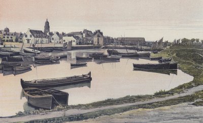 Le Croisic, De haven en het bassin van Trait door French Photographer